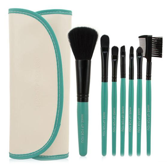 7 Piece Brush Set White and Green ,  - My Make-Up Brush Set, My Make-Up Brush Set
 - 2
