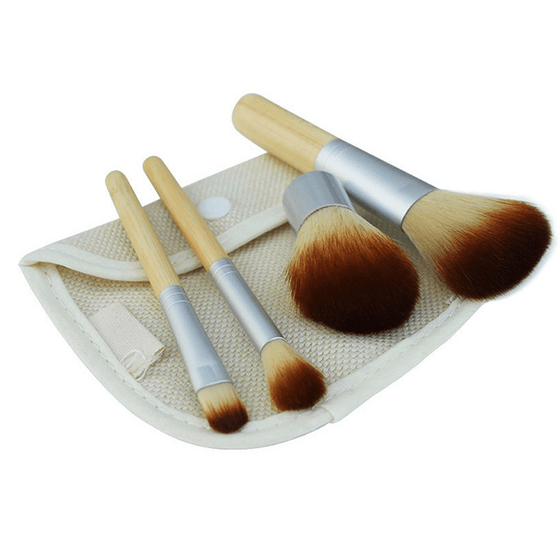 Mini 4 Piece Bamboo Brush Set