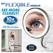  10x Magnifying LED Lighted Makeup Mirror