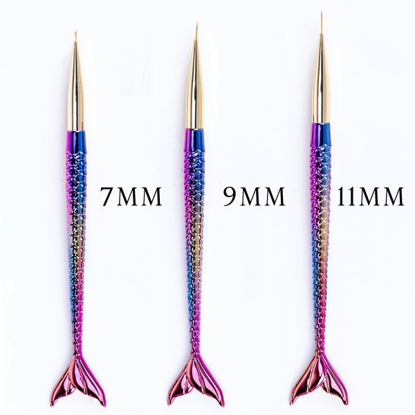 Mermaid Nail Art Brush Set - Create Stunning Nail Designs