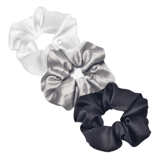 Set of 3 Silk Scrunchies