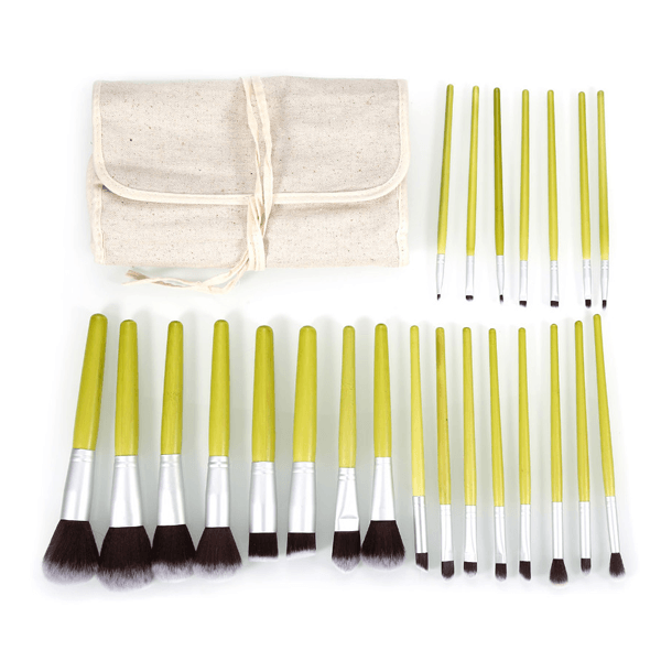24 Piece Nylon Brush Set – Complete Makeup Collection