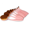 10 Piece Soft Pink Oval Brush Set ,  - My Make-Up Brush Set - US, My Make-Up Brush Set
 - 1