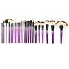 24 Piece Purple Tulip Brush Set