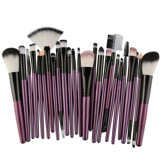 25 Pcs Makeup Brushes Set Kit