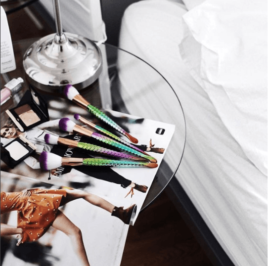 Rainbow Mermaid Brush Set – Flawless Makeup Tools
