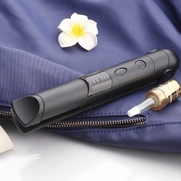 Rechargeable Wireless Mini Flat Iron - Portable Straightener