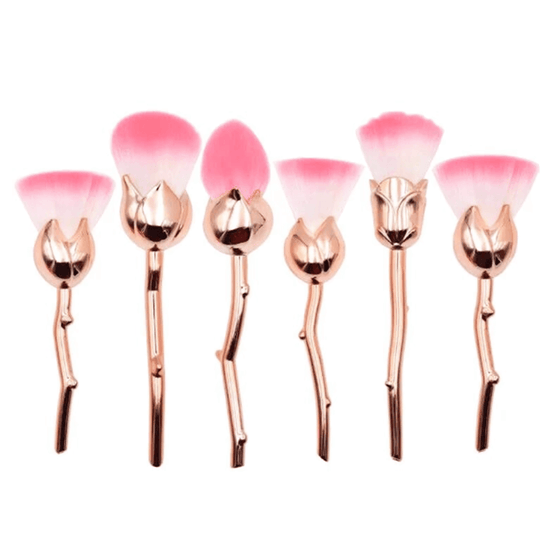 6 Piece Rosette Brush Set