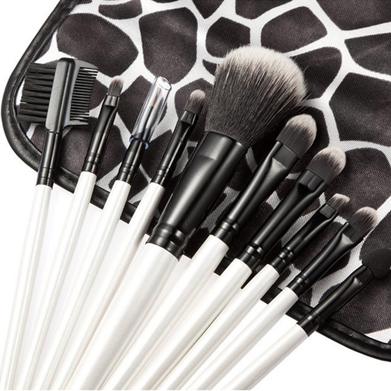 10 Piece Beauty Eyeshadow Brush Kit Set Wood Makeup Brushes Set With Printed Pouch Bag ,  - My Make-Up Brush Set, My Make-Up Brush Set
 - 2