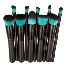  10 Piece Retro Black Brush Set