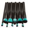 10 Piece Retro Black Brush Set