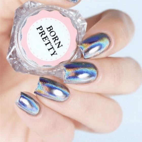 Holographic Unicorn Nail Powder