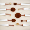 10 Piece Umbrella Cut Oval Brush Set